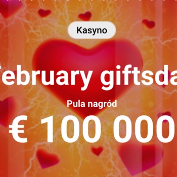 100 000€ do podziału w turnieju February Giftsday w Slottica