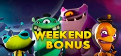 100 % bonus w weekend z depozytem $/€45 w Bonanza Game casino