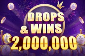 Drops&Wins turniej z pulą 2.000.000€ do podziału w Booi Casino