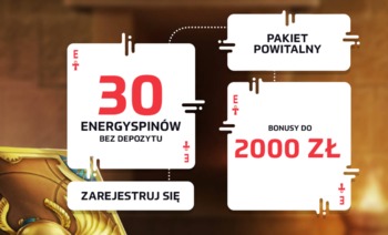 Free spins no deposit z bonusem do 2000 zł z rejestracją w EnergyCasino