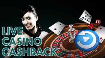Live casino  cash back 10% w Wazamba