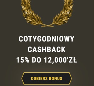 Nawet 12 000 PLN zwrotu z cash back w Casinoly